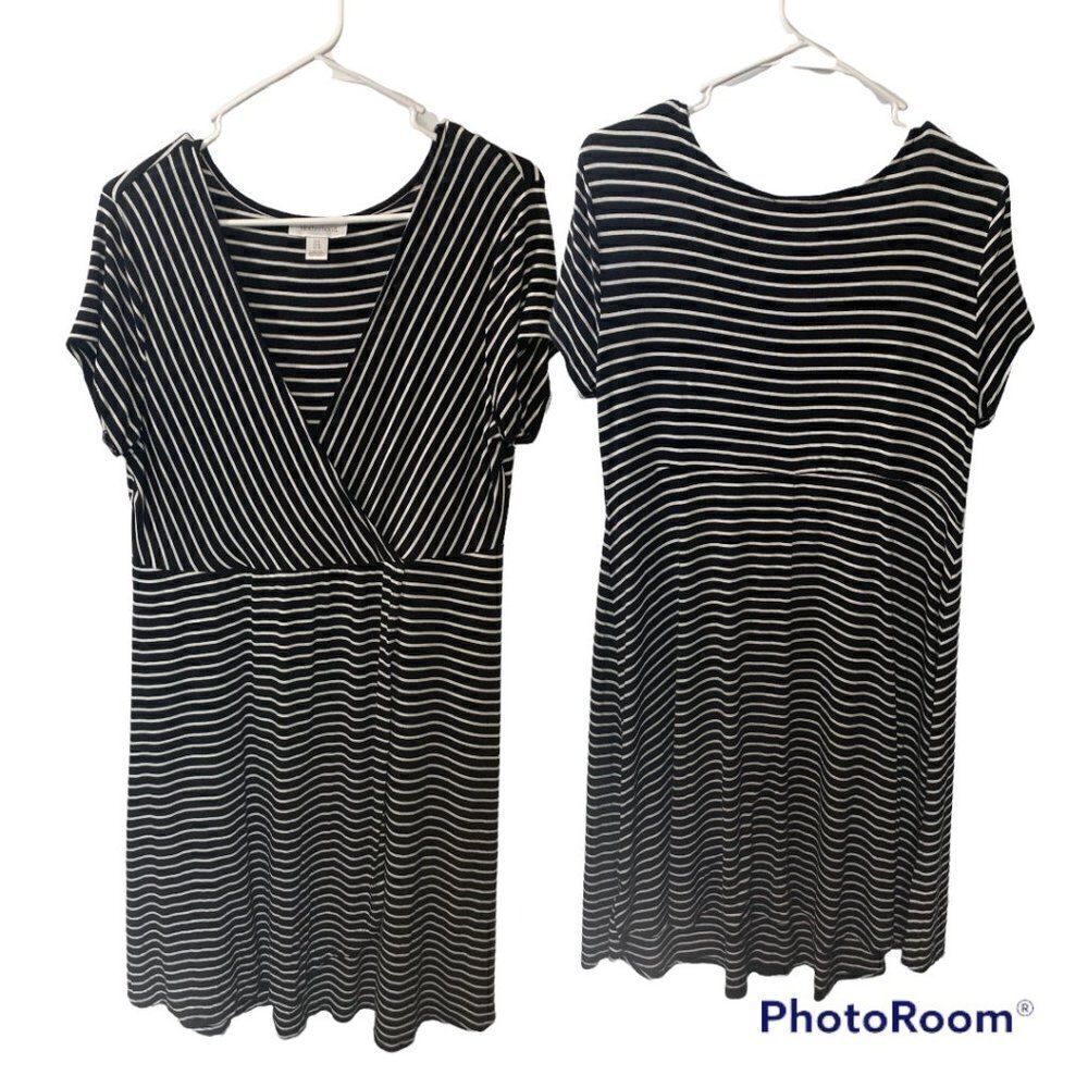 Motherhood Maternity Striped Dress